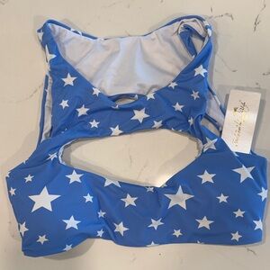 Starry Blue Bikini Top